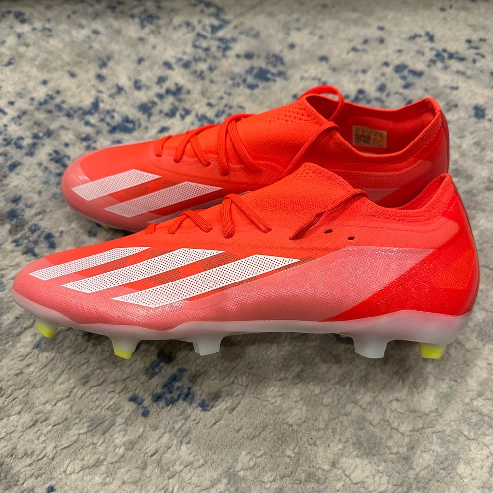 adidas X Crazyfast Pro FG Solar Red Soccer Cleats Men’s Size 10.5 (IG0600)